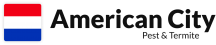 American City Pest logo Horizontal Black